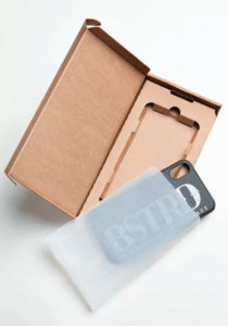 packaging iPhone case